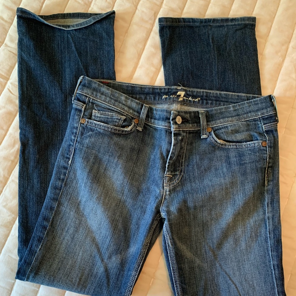 7 For All Mankind | Medium Wash Bootcut Denim Jean Size 30